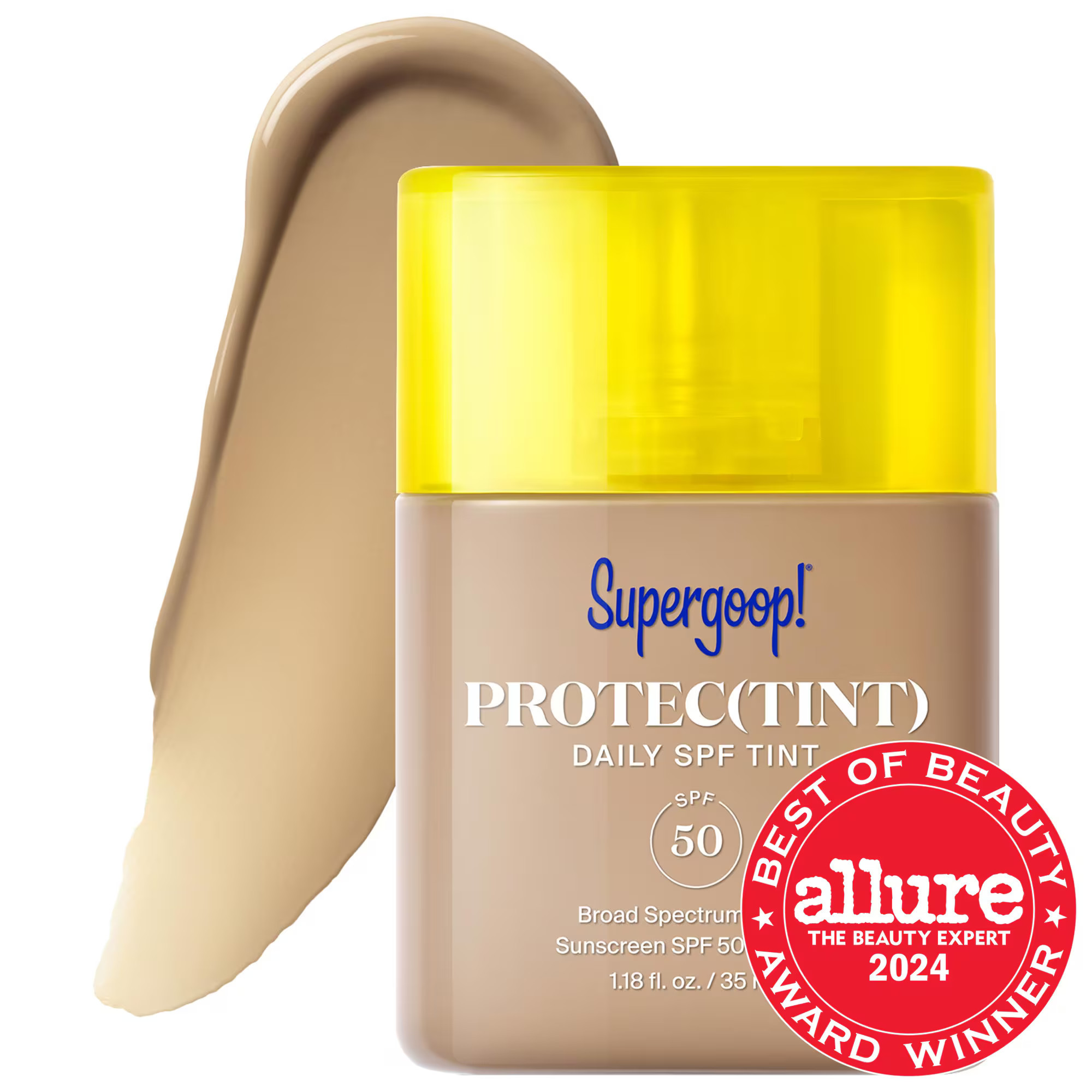 [998]Supergoop! Protec(tint) Daily SPF Tint SPF 50 Sunscreen Skin Tint with Ectoin 26W 1.18 oz / 35 mL | Sephora (US)