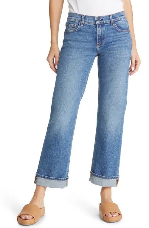 ASKK NY Cool Cat Straight Leg Boyfriend Jeans in Flashback at Nordstrom, Size 34 | Nordstrom