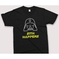 Funny STAR WARS Sith Happens Darth Vader Cotton Tshirt | Etsy (US)