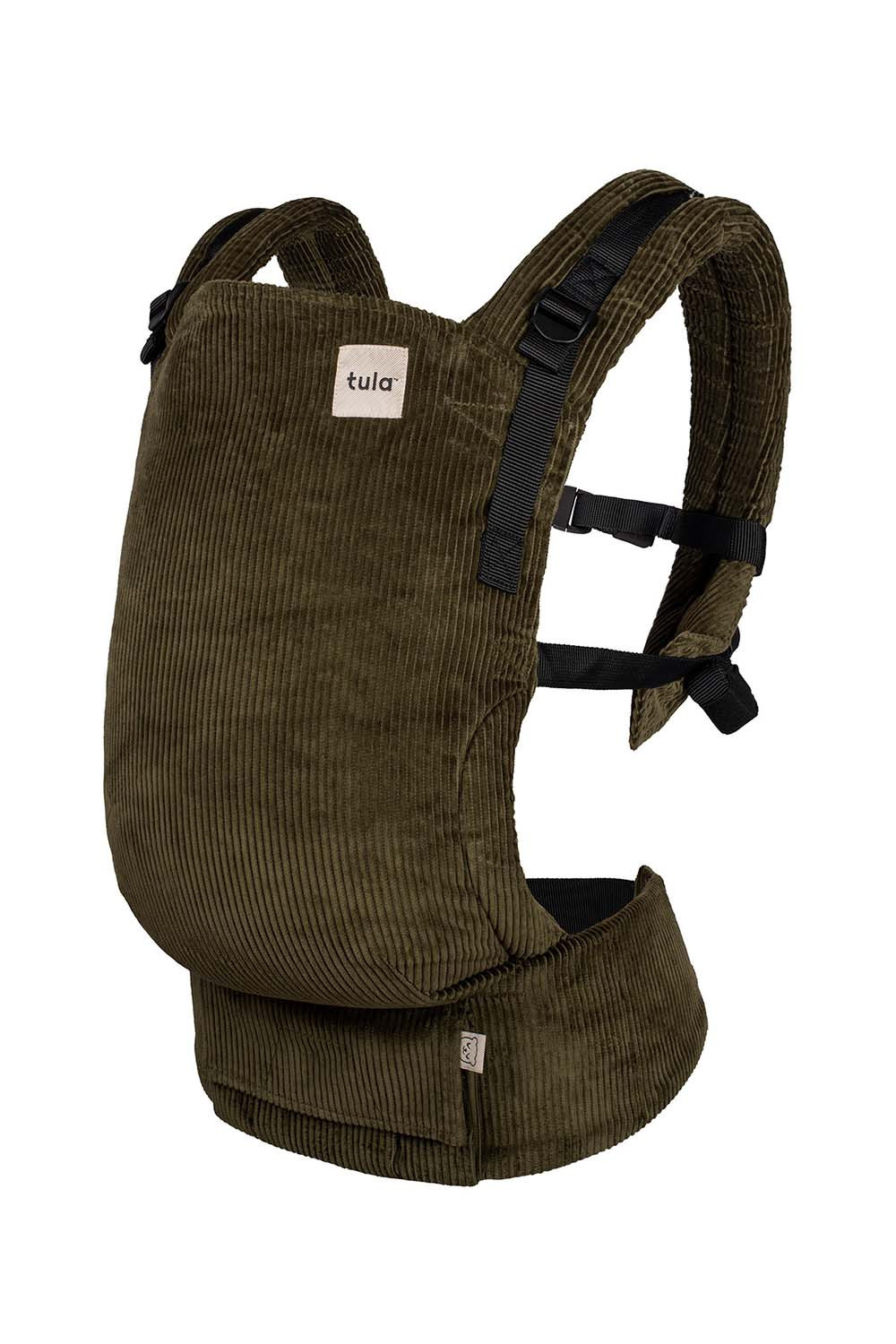 [682]Olive - Corduroy Free-to-Grow Baby Carrier | Baby Tula