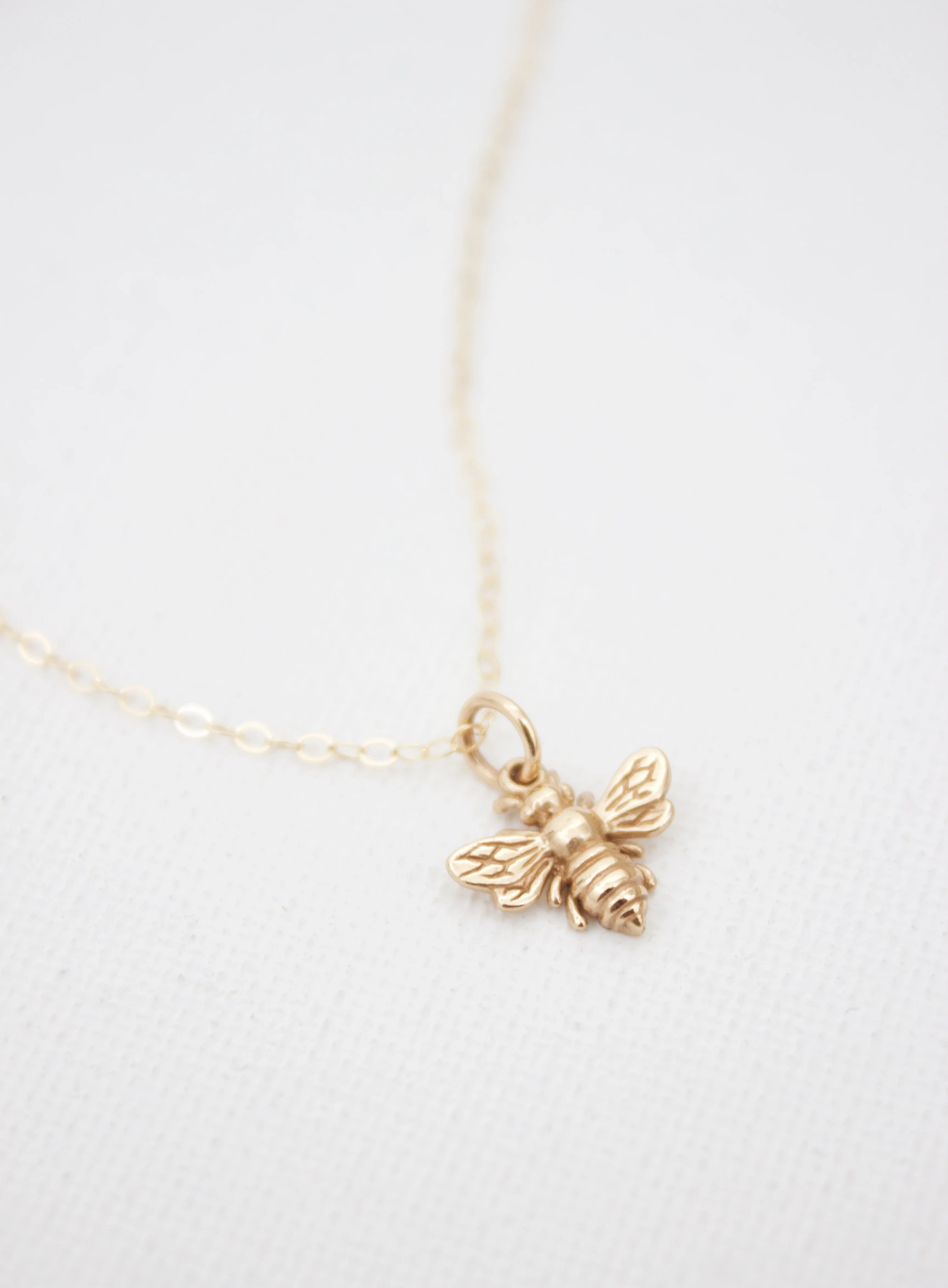BEE CHARM NECKLACE | Katie Waltman Jewelry