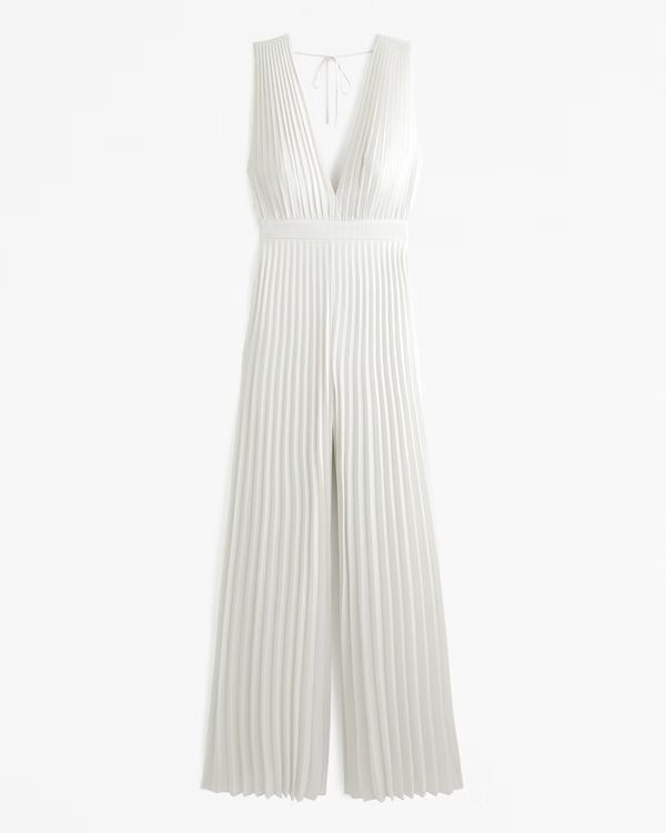 The A&F Giselle Pleated Jumpsuit | Abercrombie & Fitch (US)