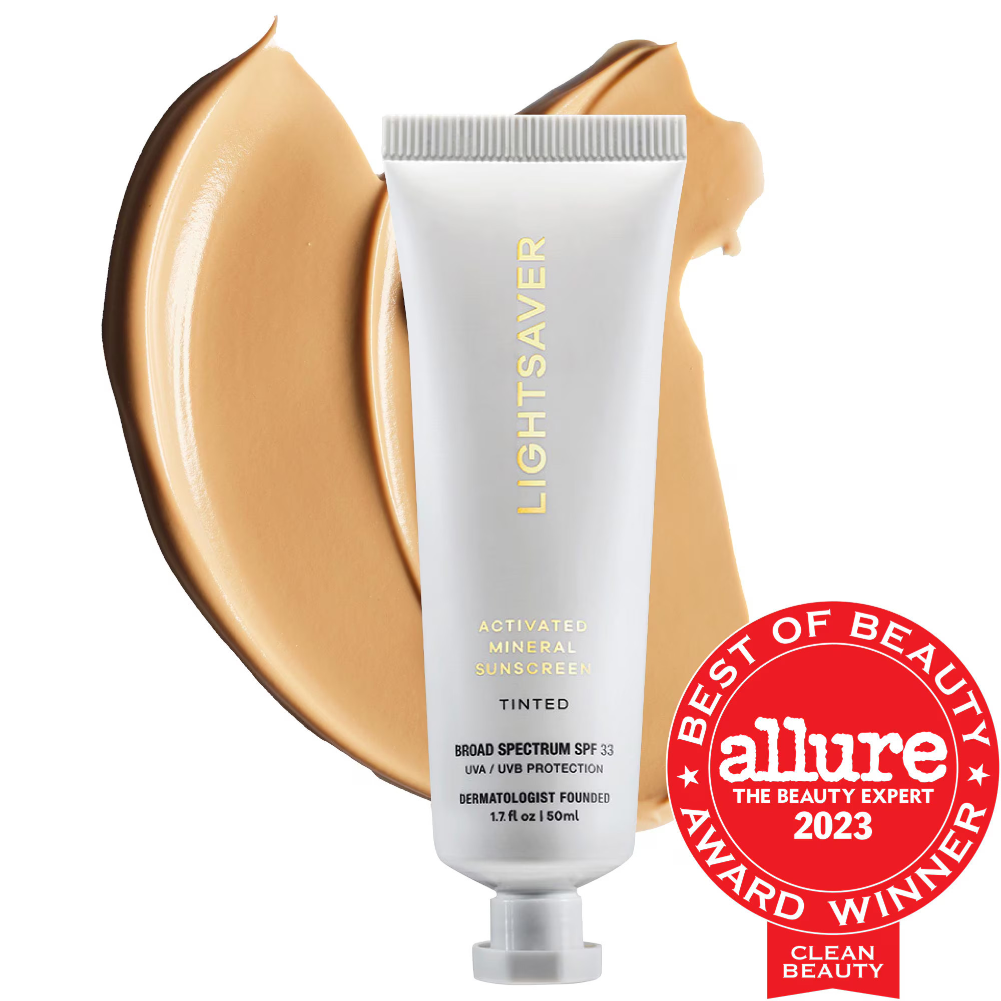 [998]LIGHTSAVER Tinted - Activated Mineral Face Sunscreen Broad Spectrum - SPF 33 1.69 oz / 50 ml | Sephora (US)