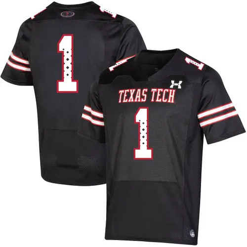 Men's Under Armour #1 Black Texas Tech Red Raiders Throwback Special Game Jersey at Nordstrom, Size Large | Nordstrom