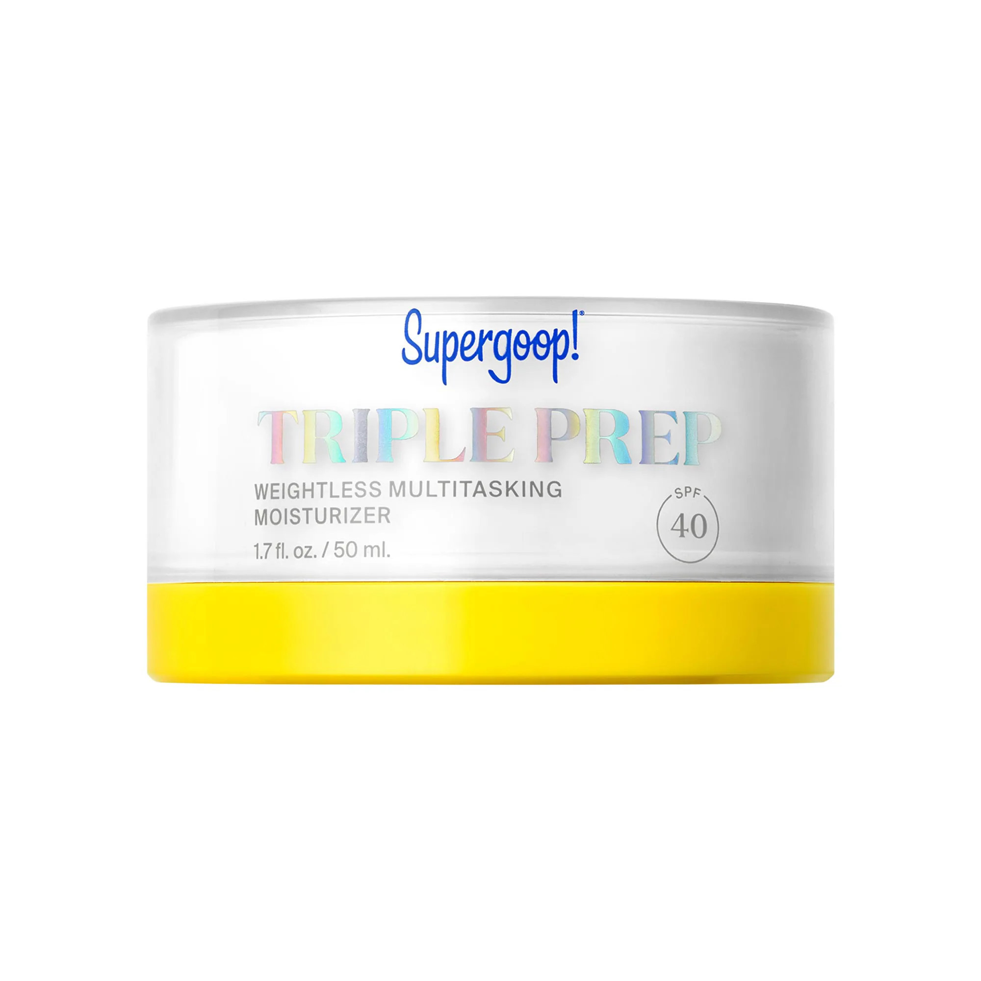 [998]Supergoop! Triple Prep Weightless Multitasking Moisturizer SPF 40 Face Sunscreen 1.7 oz / 50 mL | Sephora (US)