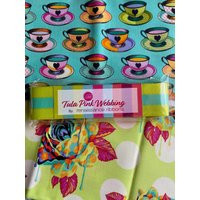 [638]Tula Pink Webbing 2Yd X 1.5In - Lime & Turquoise | Etsy (US)