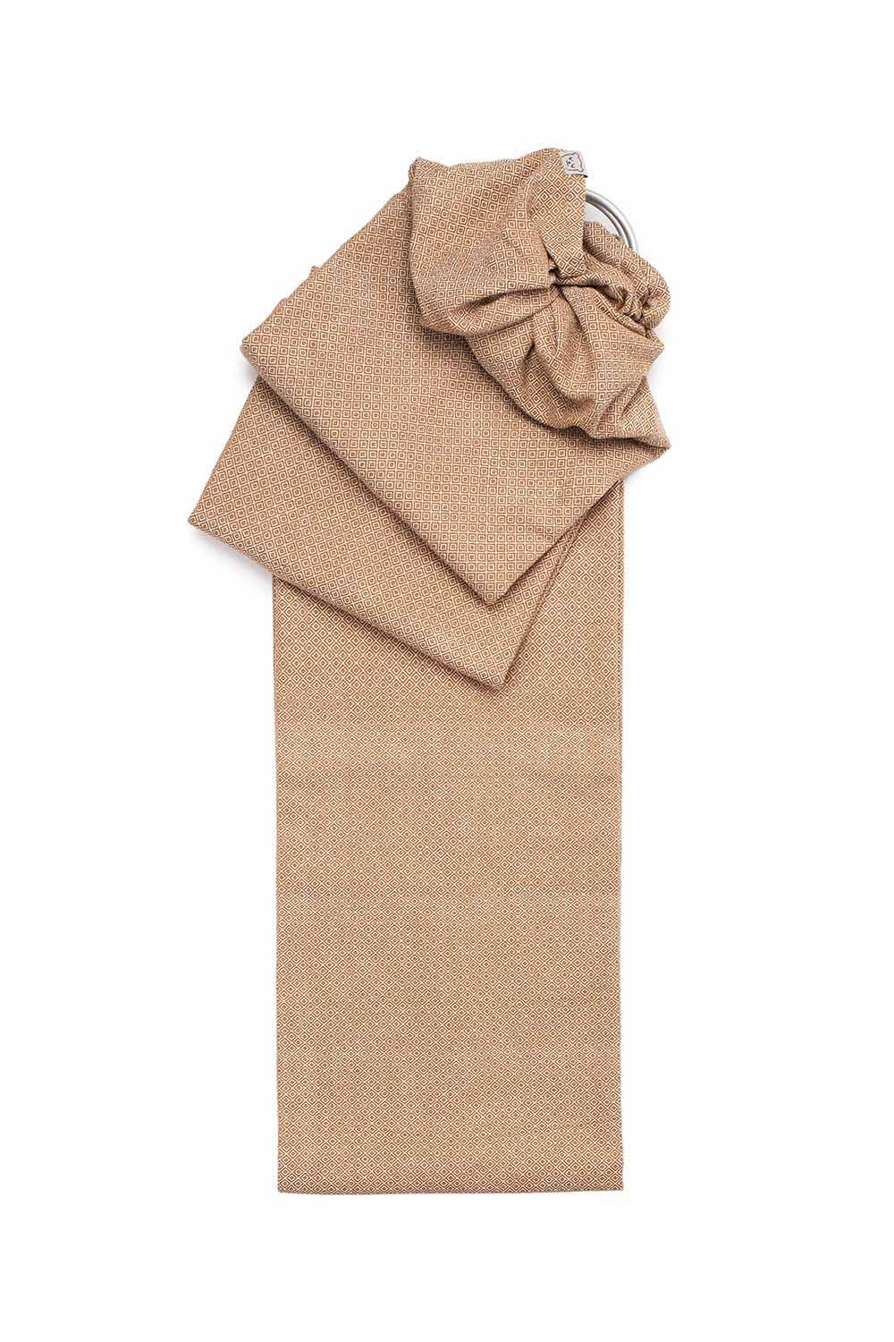 [682]Caribe Sand - Signature Handwoven Ring Sling - Standard Length | Baby Tula