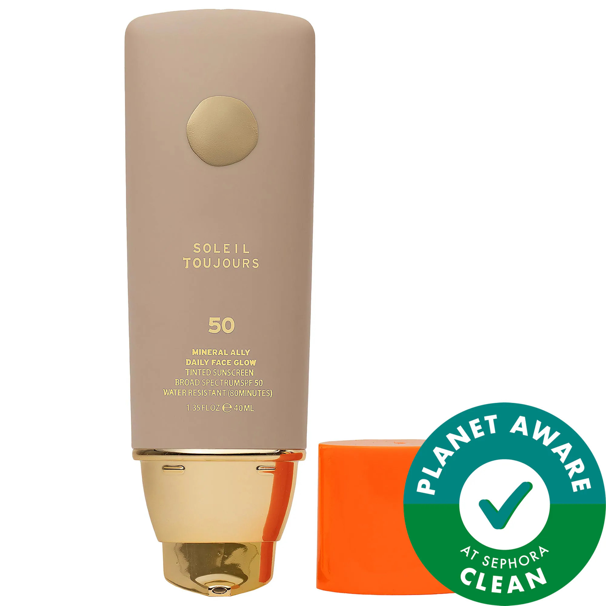 [998]Soleil Toujours Face Glow Tinted Moisturizer Mineral SPF 50 with Vitamin C 1.3 oz / 40 ml | Sephora (US)