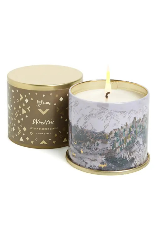 ILLUME® 'Holiday Vanity' Candle Tin in Woodfire White at Nordstrom | Nordstrom