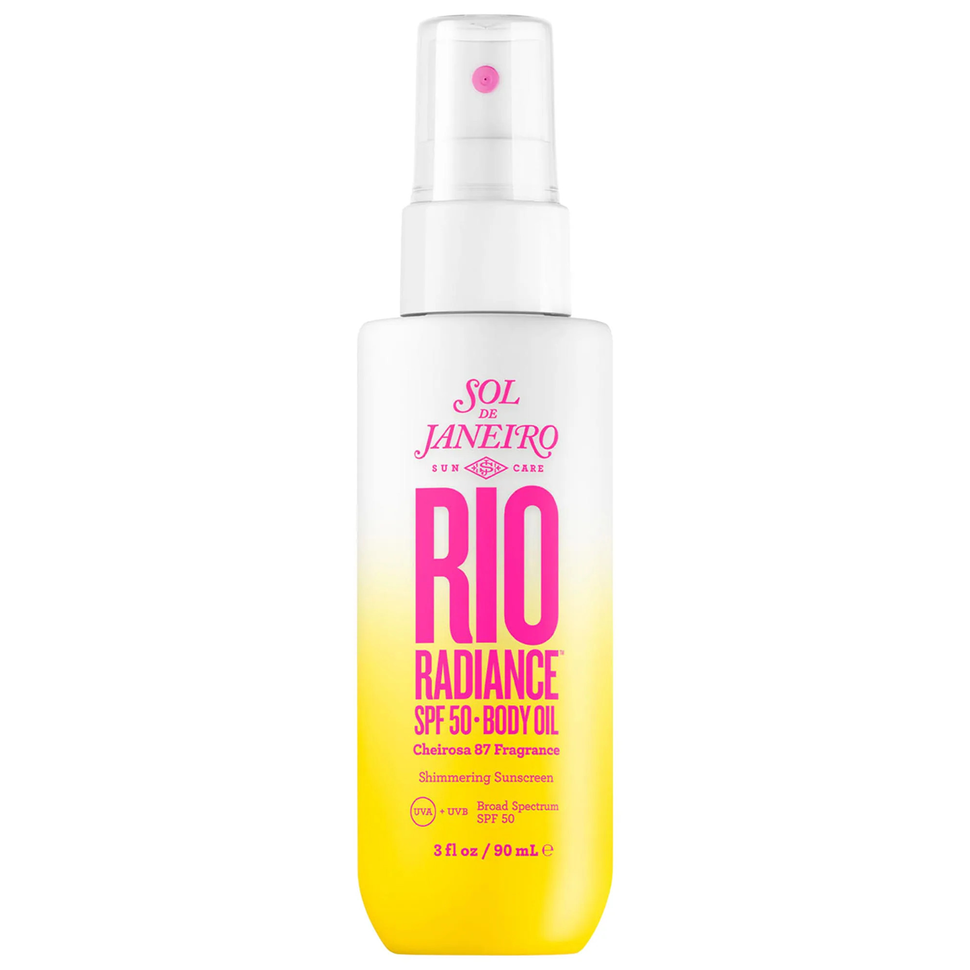 [998]Sol de Janeiro Rio Radiance SPF 50 Shimmering Body Oil Sunscreen 3 oz / 90 mL | Sephora (US)