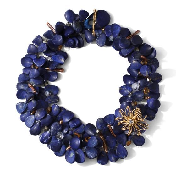 Lapis Wish Petal Necklace | Pave The Way Jewelry