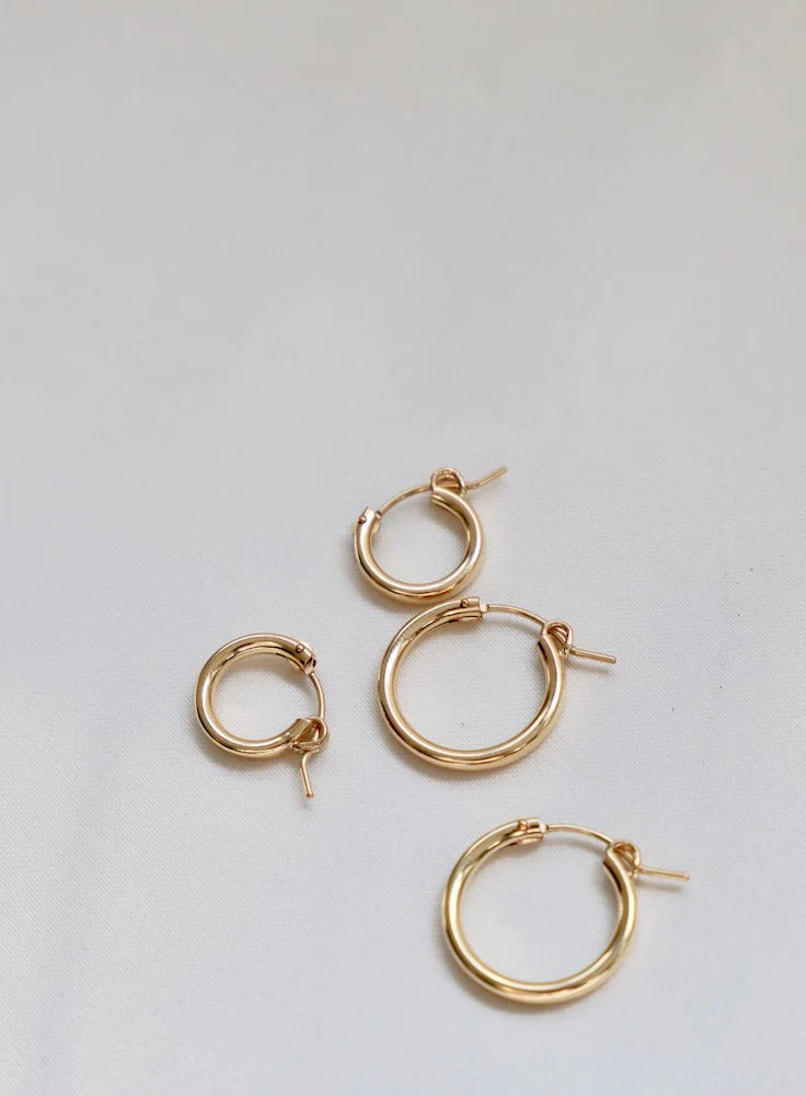 THE GOLD STANDARD HOOPS | Katie Waltman Jewelry