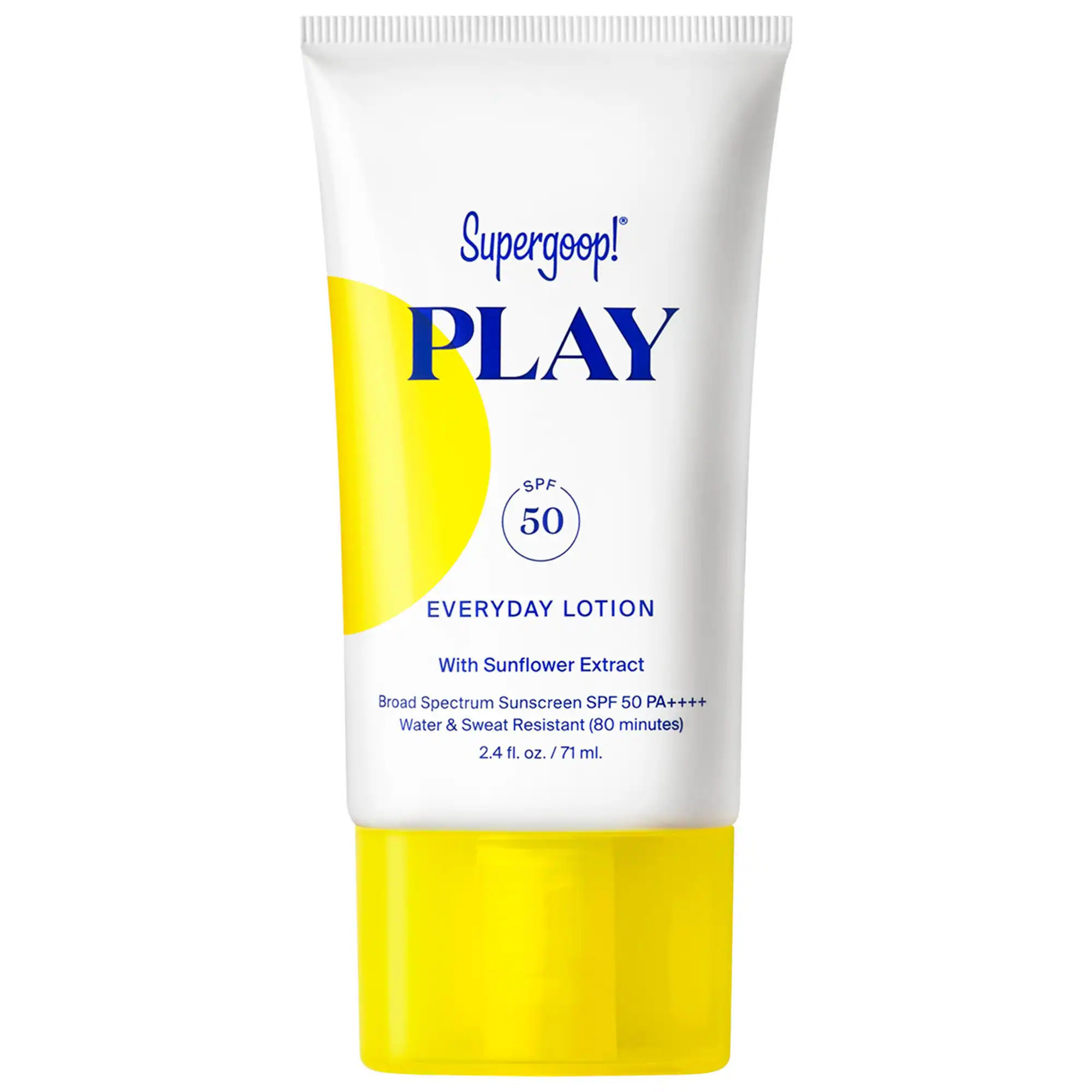 [998]Supergoop! Mini PLAY Everyday Lotion SPF 50 with Sunflower Extract 2.4 oz/ 71 mL | Sephora (US)