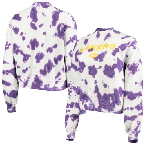 Women's Junk Food Purple Los Angeles Lakers Tie-Dye Pullover Sweatshirt at Nordstrom, Size X-Small | Nordstrom
