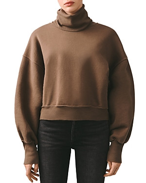 Agolde Balloon-Sleeve Turtleneck Sweatshirt | Bloomingdale's (US)