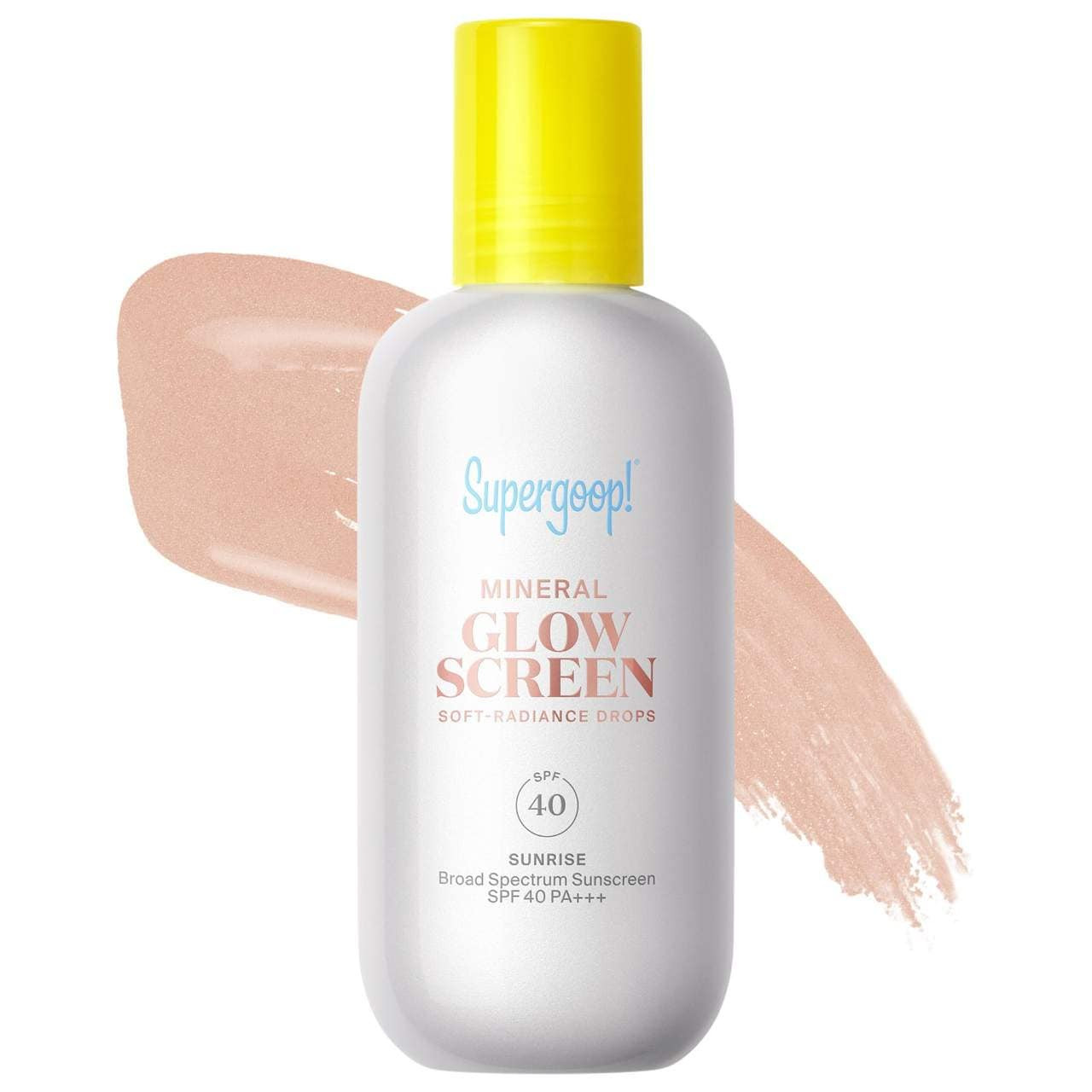 [998]Supergoop! Glowscreen Soft-Radiance Drops Mineral SPF 40 Sunrise 1.7 oz / 50 mL | Sephora (US)