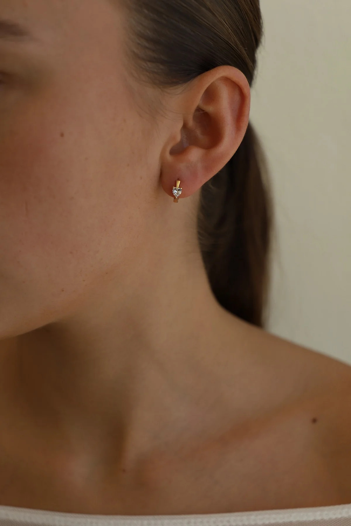 SLOANE HEART HUGGIES | Katie Waltman Jewelry