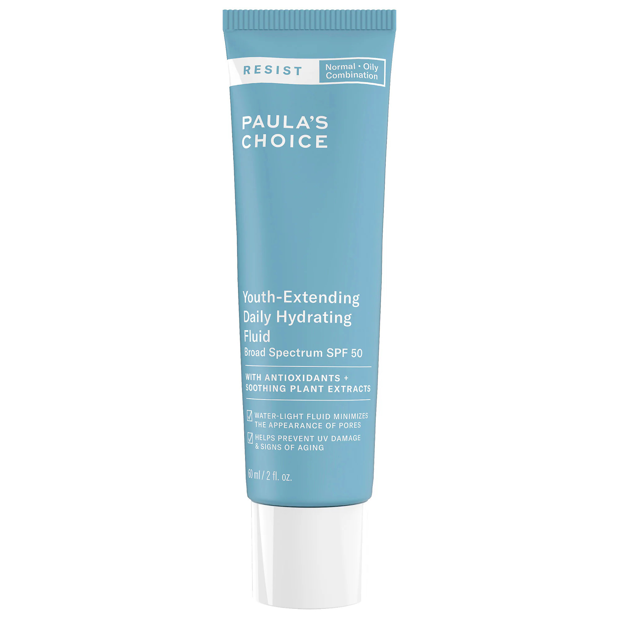 [998]Paula's Choice RESIST Youth-Extending Daily Hydrating Fluid SPF 50 2 oz/ 60 mL | Sephora (US)