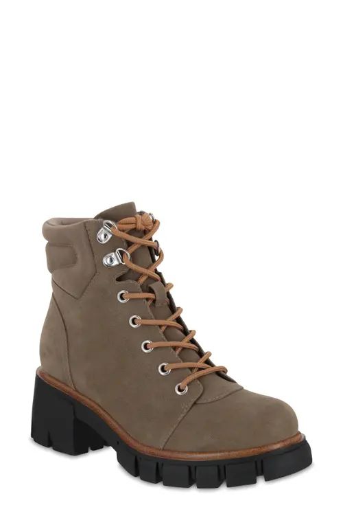 MIA Catalin Lace-Up Boot in Taupe Brush at Nordstrom, Size 8 | Nordstrom