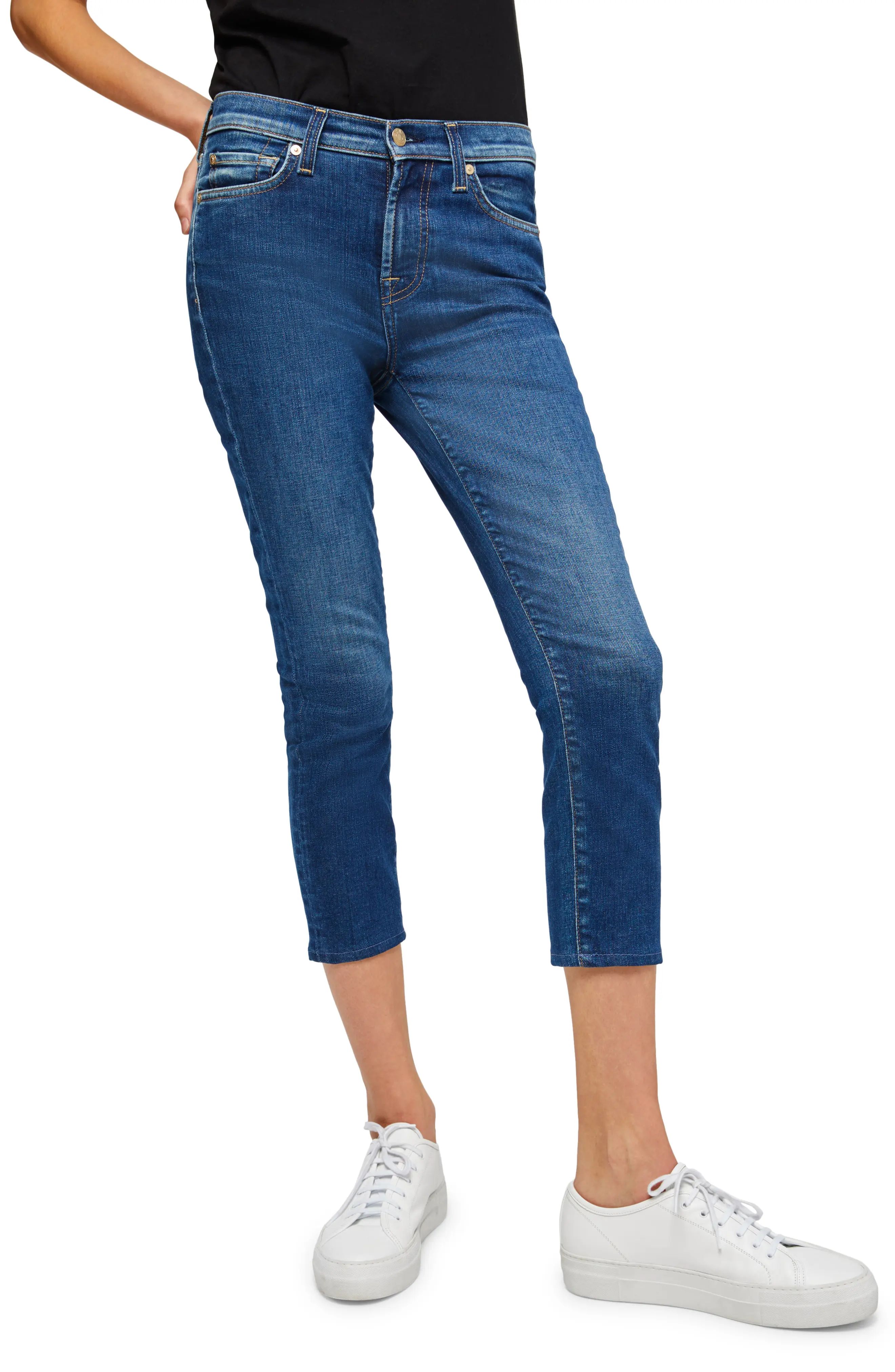 7 For All Mankind The Ankle Skinny Jeans in Venus at Nordstrom, Size 32 | Nordstrom