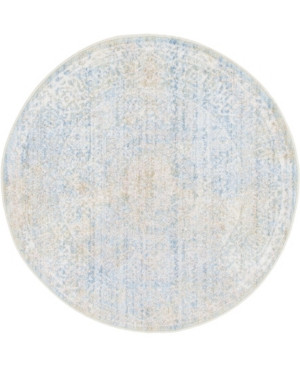 Bridgeport Home Zilla Zil3 Beige 3' 3" x 3' 3" Round Area Rug | Macys (US)