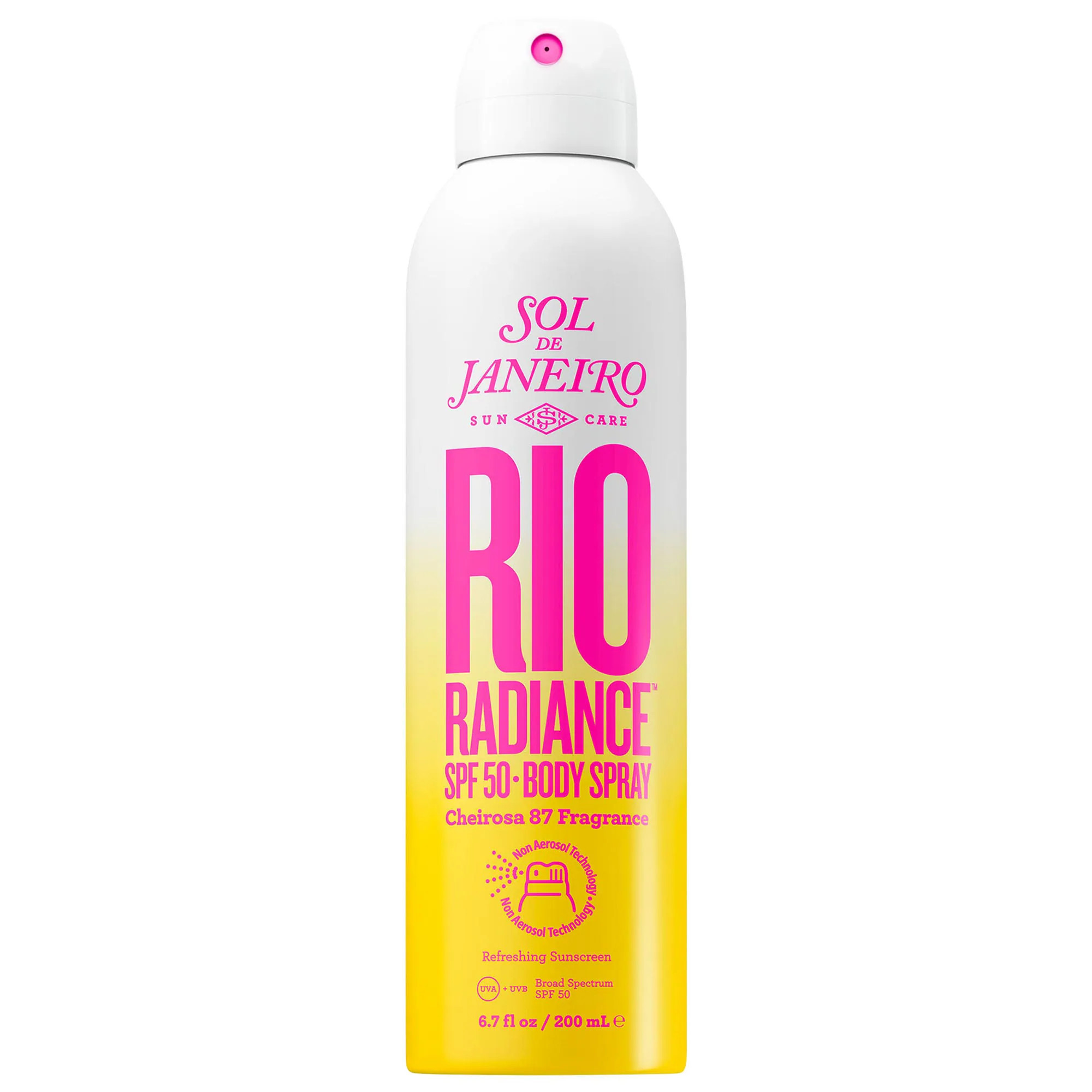[998]Sol de Janeiro Rio Radiance SPF 50 Body Spray Sunscreen with Niacinamide 6.7 fl. oz / 200 mL | Sephora (US)