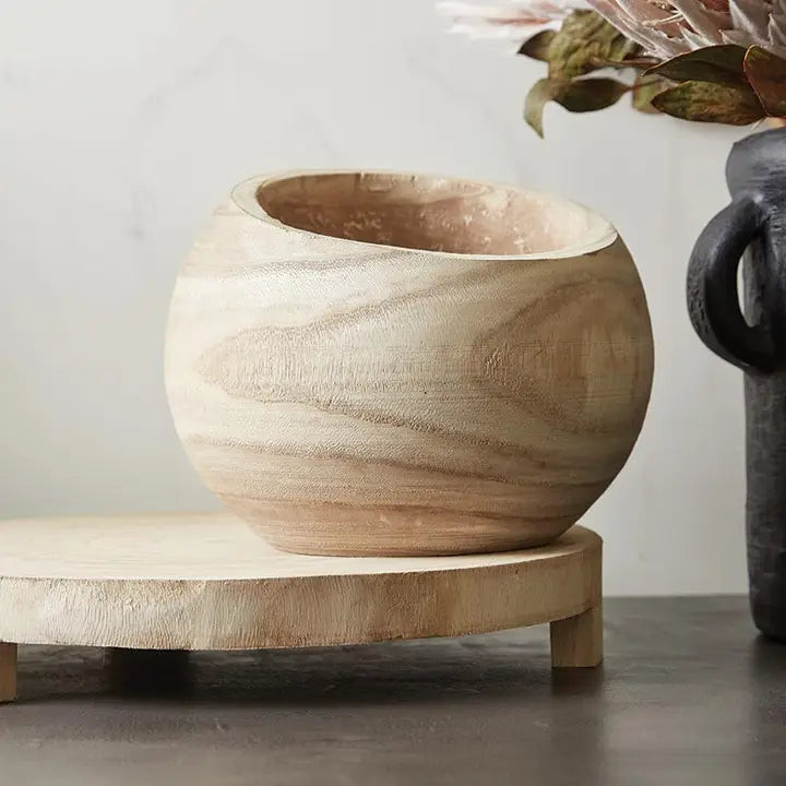 PAULOWNIA ASYMMETRICAL BOWL | Katie Waltman Jewelry