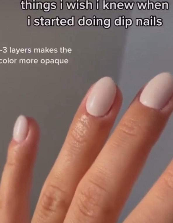 Dip nails are here to stay, a great way to DIY manis