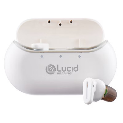 [841]Lucid Audio Tala OTC Hearing Aids - White MFI | Target