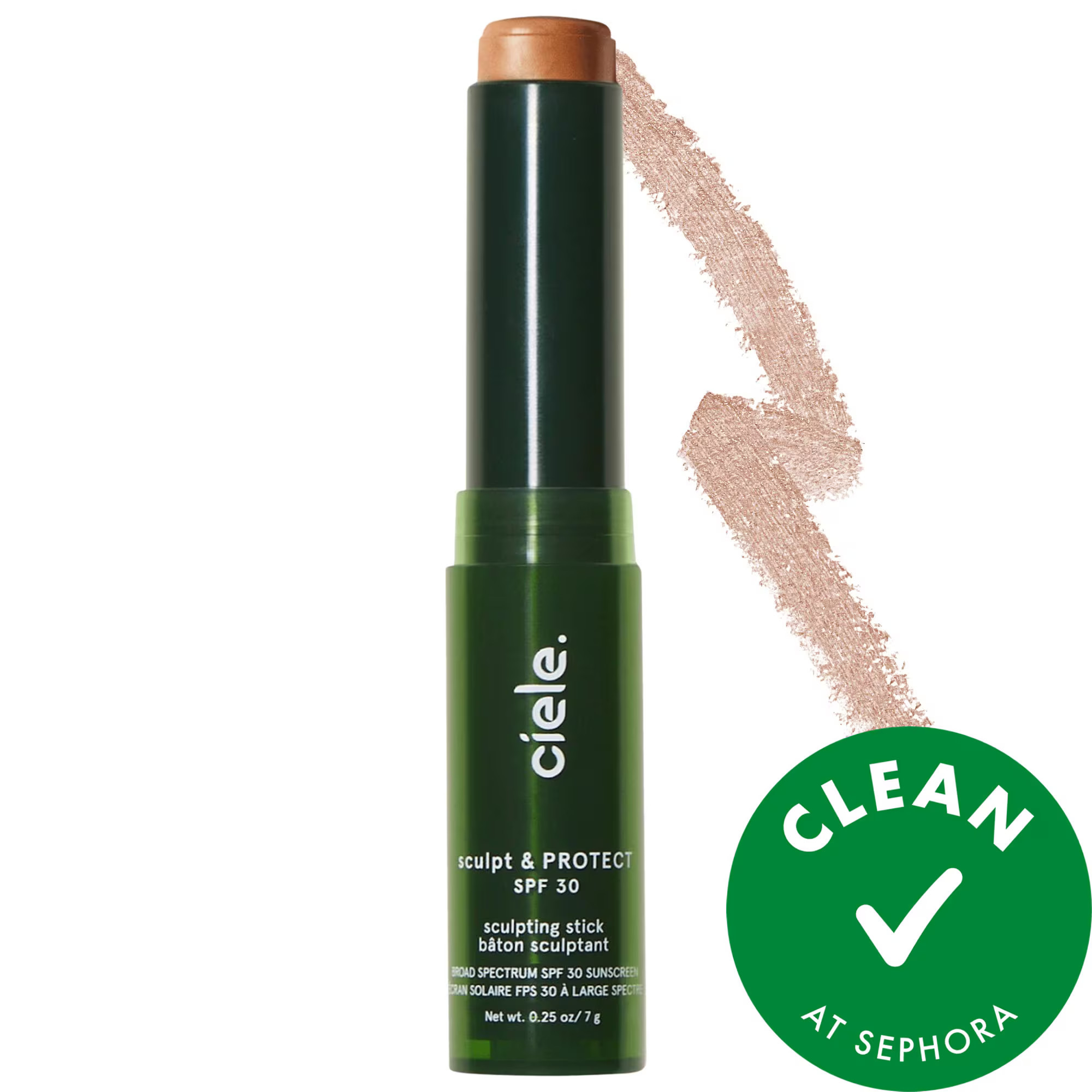 [998]ciele sculpt & PROTECT SPF 30+ bronzing cream contour stick 01 Light 0.25 oz / 7 g | Sephora (US)
