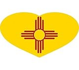 Signs 4 Fun STSNM13 NM Heart w/Zia Sticker, Yellow | Amazon (US)