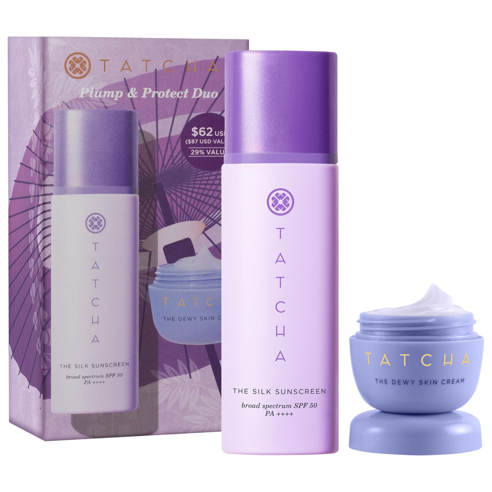 [998]Tatcha Plump + Protect SPF 50 Hydration + Sunscreen Duo | Sephora (US)