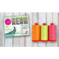 [638]In Stock - Neons & Neutrals Thread Box Set By Tula Pink 50Wt 3 Spools | Etsy (US)