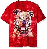 The Mountain Beware Of Pit Bulls Adult T-Shirt, Red, XL | Amazon (US)
