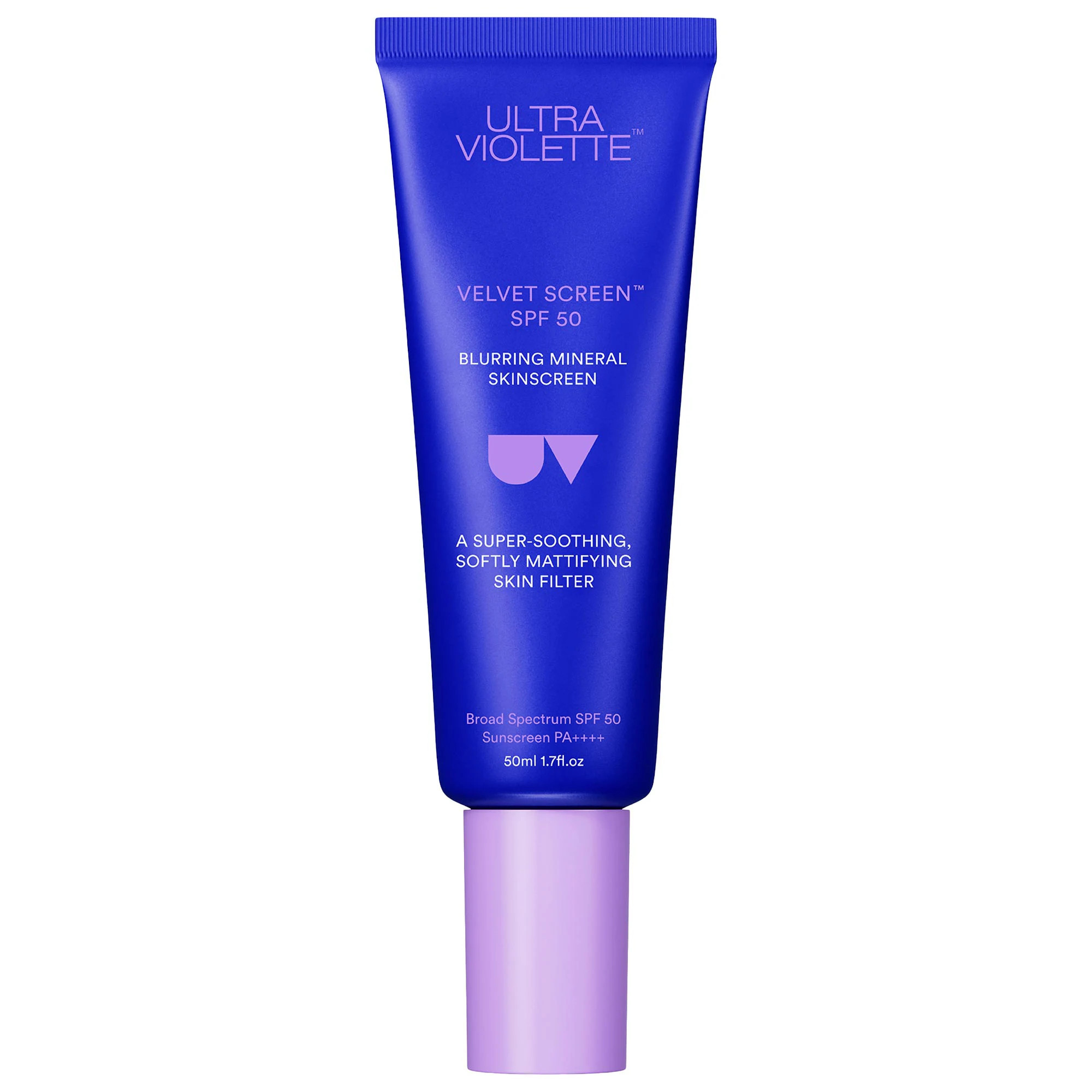 [998]Ultra Violette Velvet Screen SPF 50 Mattifying Mineral Fragrance Free Facial Sunscreen 1.76 oz / 50 mL | Sephora (US)