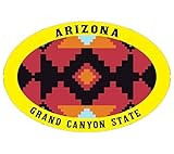 Signs 4 Fun STSAZ86 AZ Oval Native American Rug Sm Sticker, Yellow | Amazon (US)