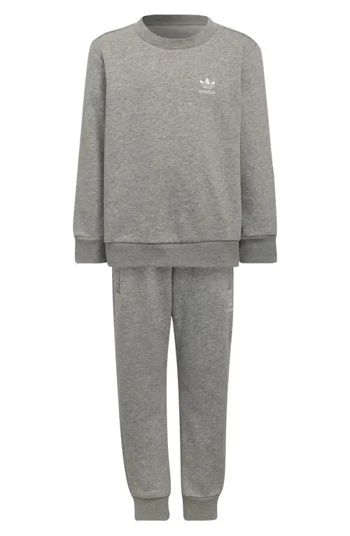 adidas Originals Kids' Adicolor Fleece Sweat Suit in Medium Grey at Nordstrom, Size Xxs | Nordstrom