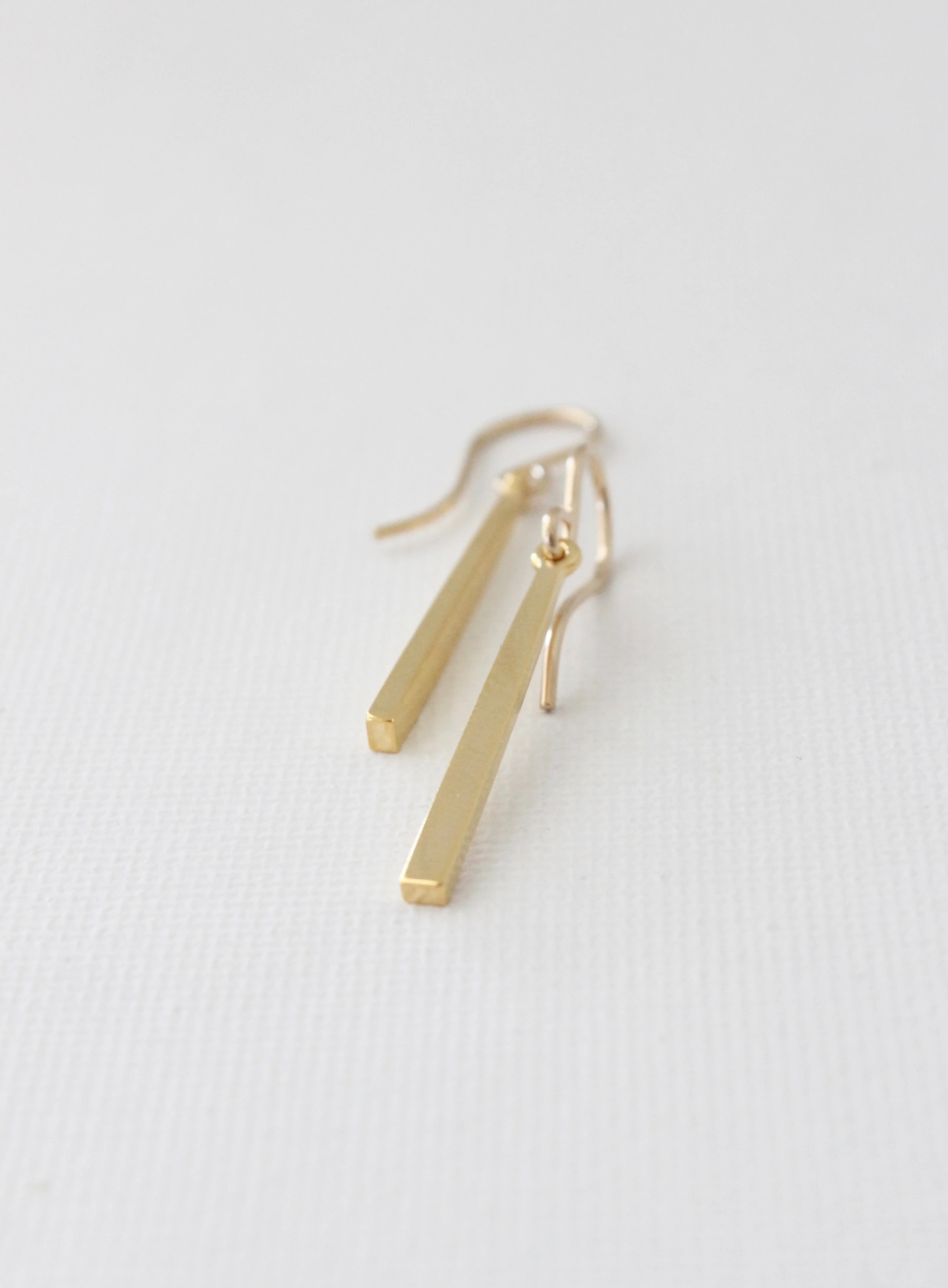 PETITE BAR EARRINGS | Katie Waltman Jewelry