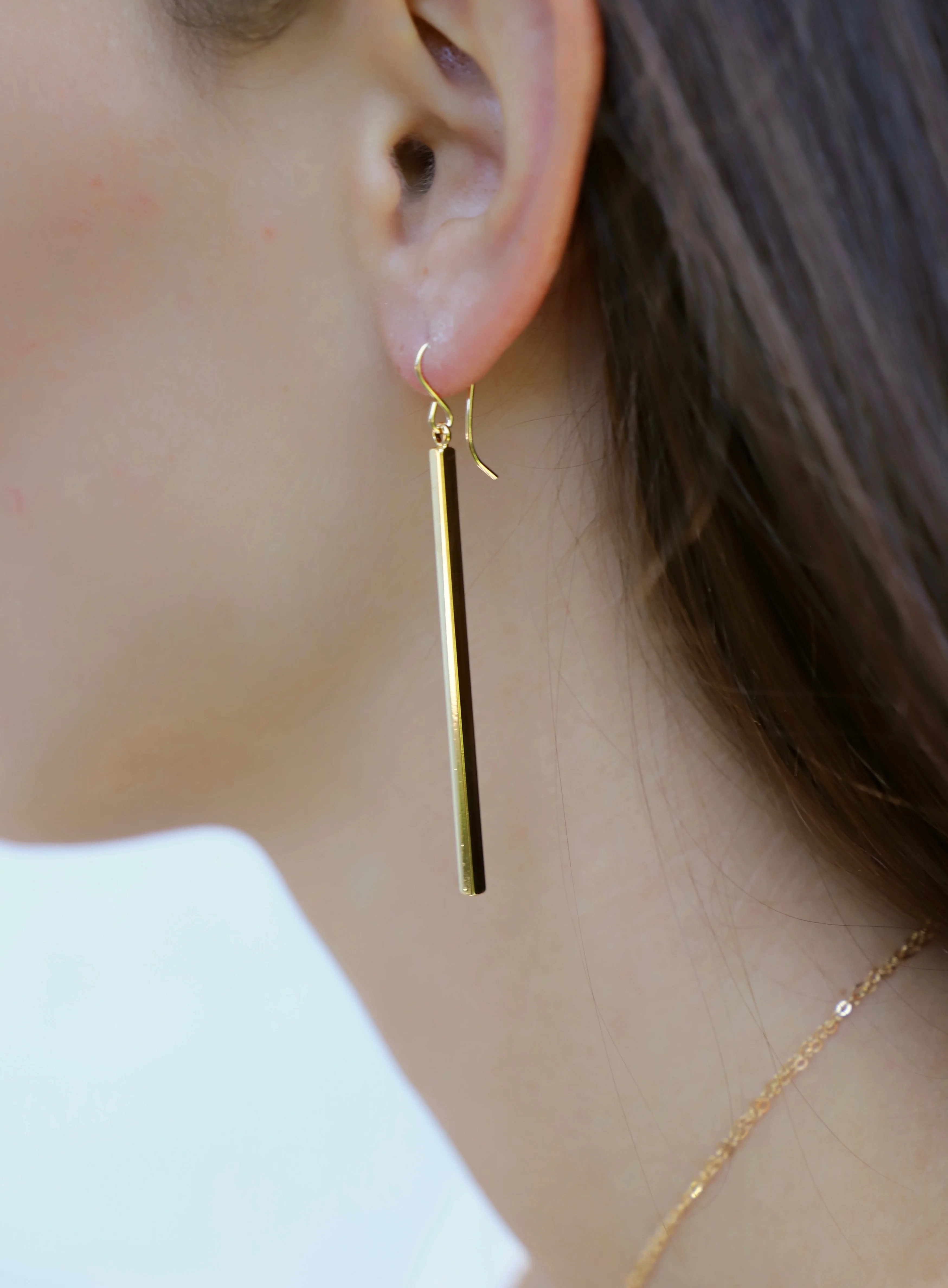 LONG BAR EARRINGS | Katie Waltman Jewelry