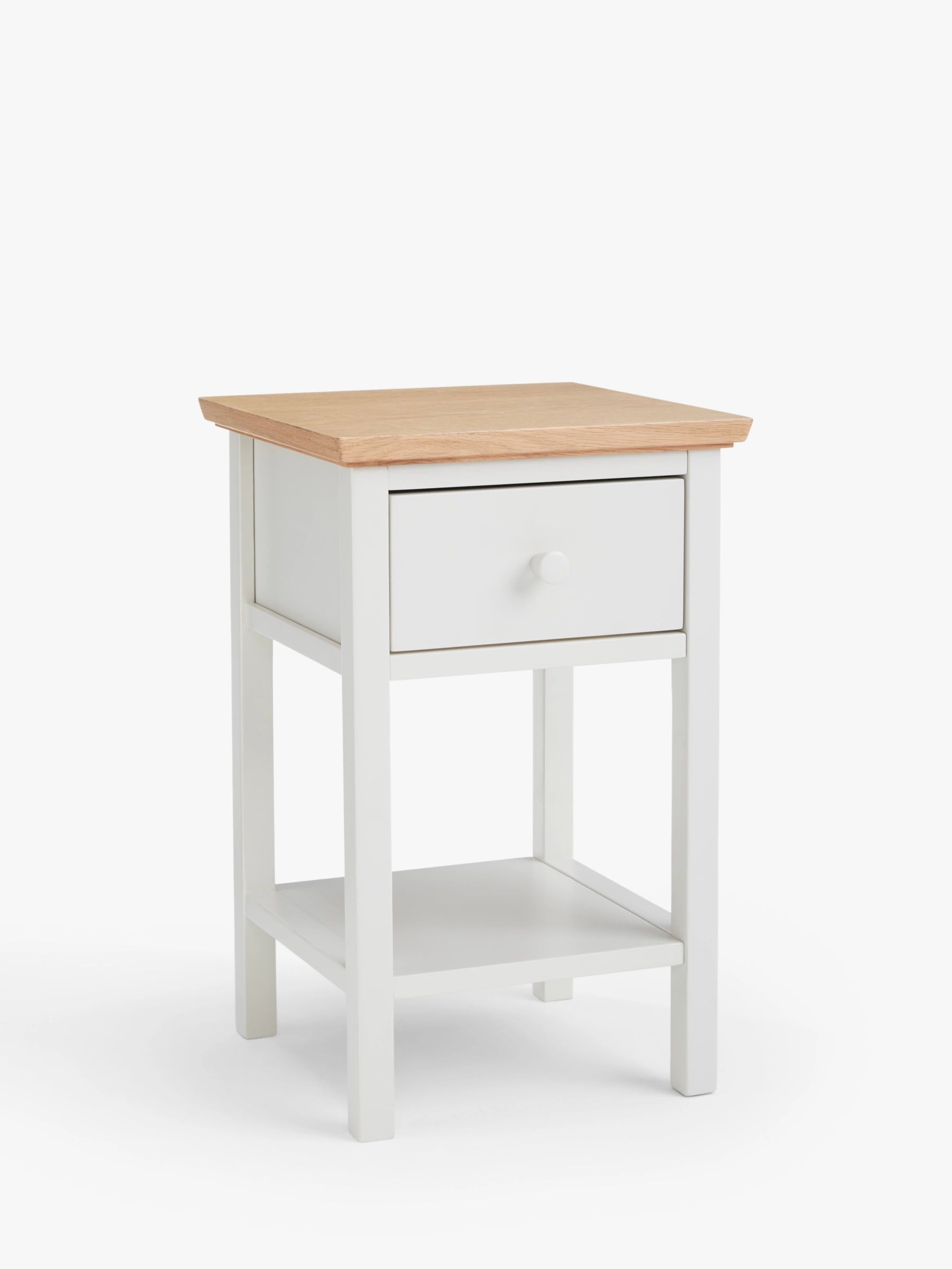 John Lewis ANYDAY Wilton Lamp Table, Linen | John Lewis (UK)