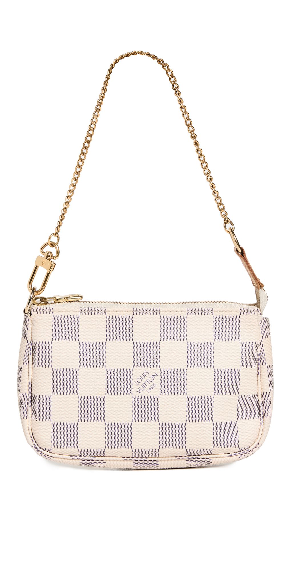 What Goes Around Comes Around Louis Vuitton Damier Azur Pochette Mini Bag | Shopbop
