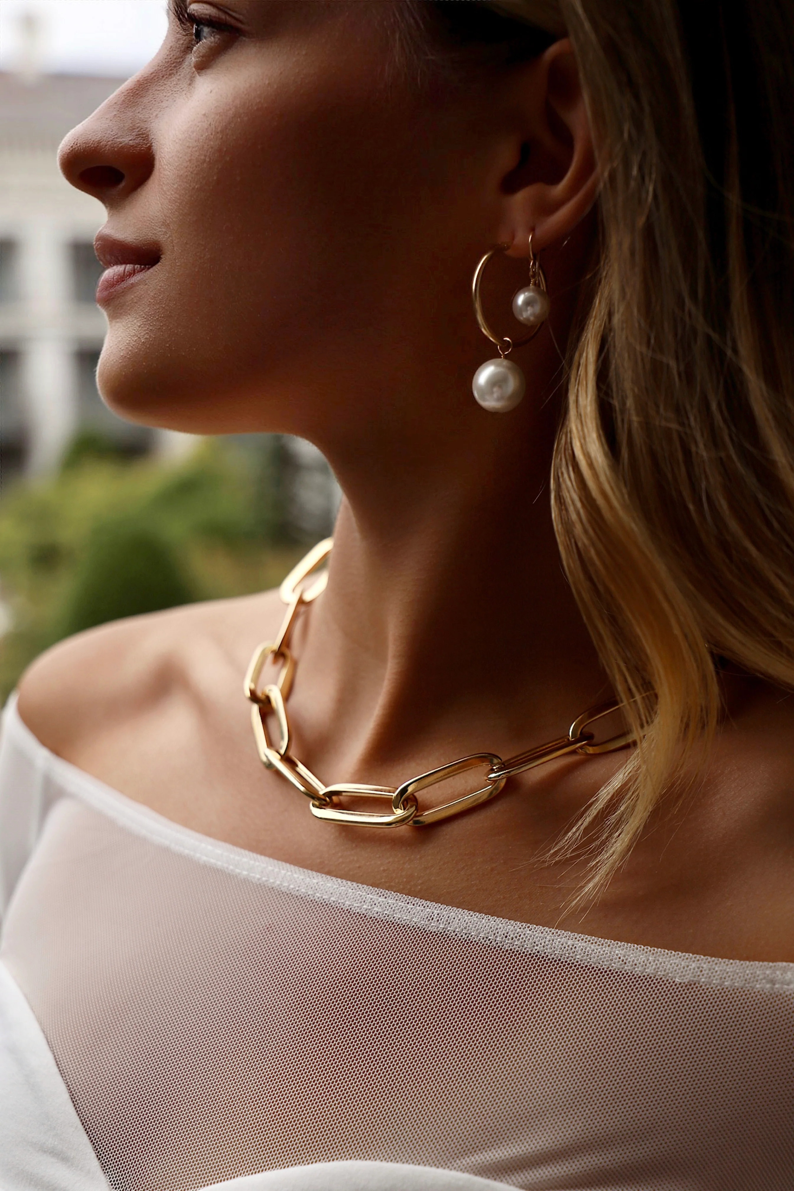 ALL THAT STATEMENT CHAIN NECKLACE | Katie Waltman Jewelry