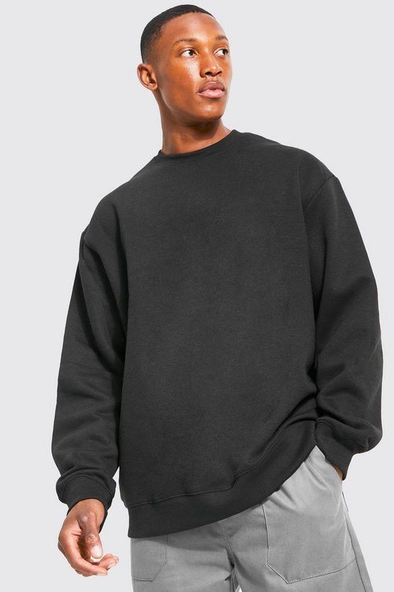 Lightweight Oversized Sweatshirt | boohooMAN (US & CA)