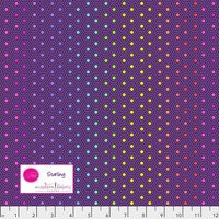 [638]Tula Pink True Colors - Hexy Rainbow Pwtp151.starling - Half Yard | Etsy (US)