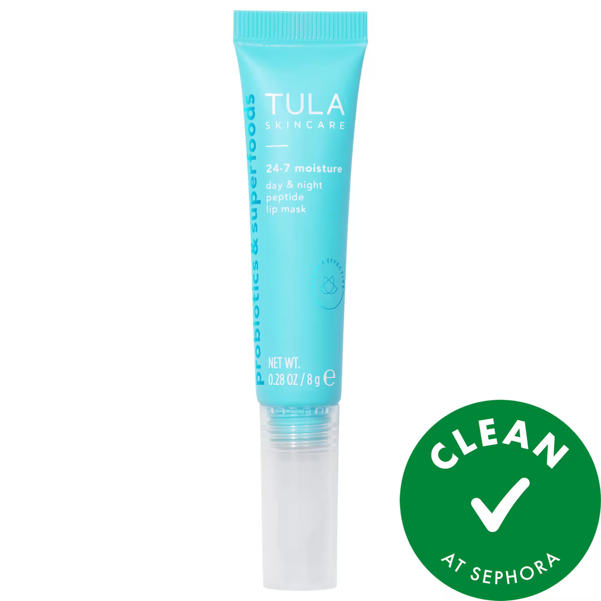 [998]TULA Skincare 24-7 Moisture Day & Night Peptide Lip Mask 0.28 oz / 8 g | Sephora (US)