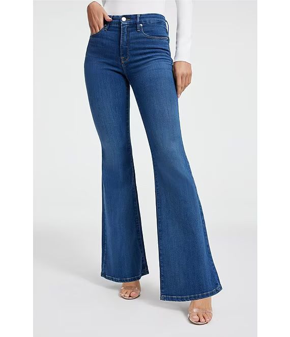 Good Legs High Rise Stretch Denim Flared Jeans | Dillard's