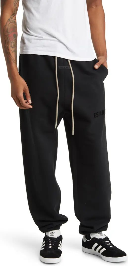 Relaxed Cotton Blend Drawstring Sweatpants | Nordstrom