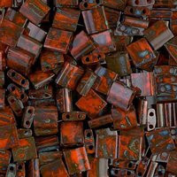 [638]Tila Bead Tl-4520 Miyuki Opaque Orange Picasso - 10 Grams | Approx 110 Beads Diy Beads Store | Etsy (US)