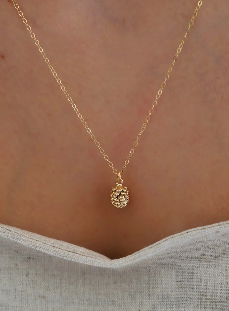 PINECONE NECKLACE | Katie Waltman Jewelry