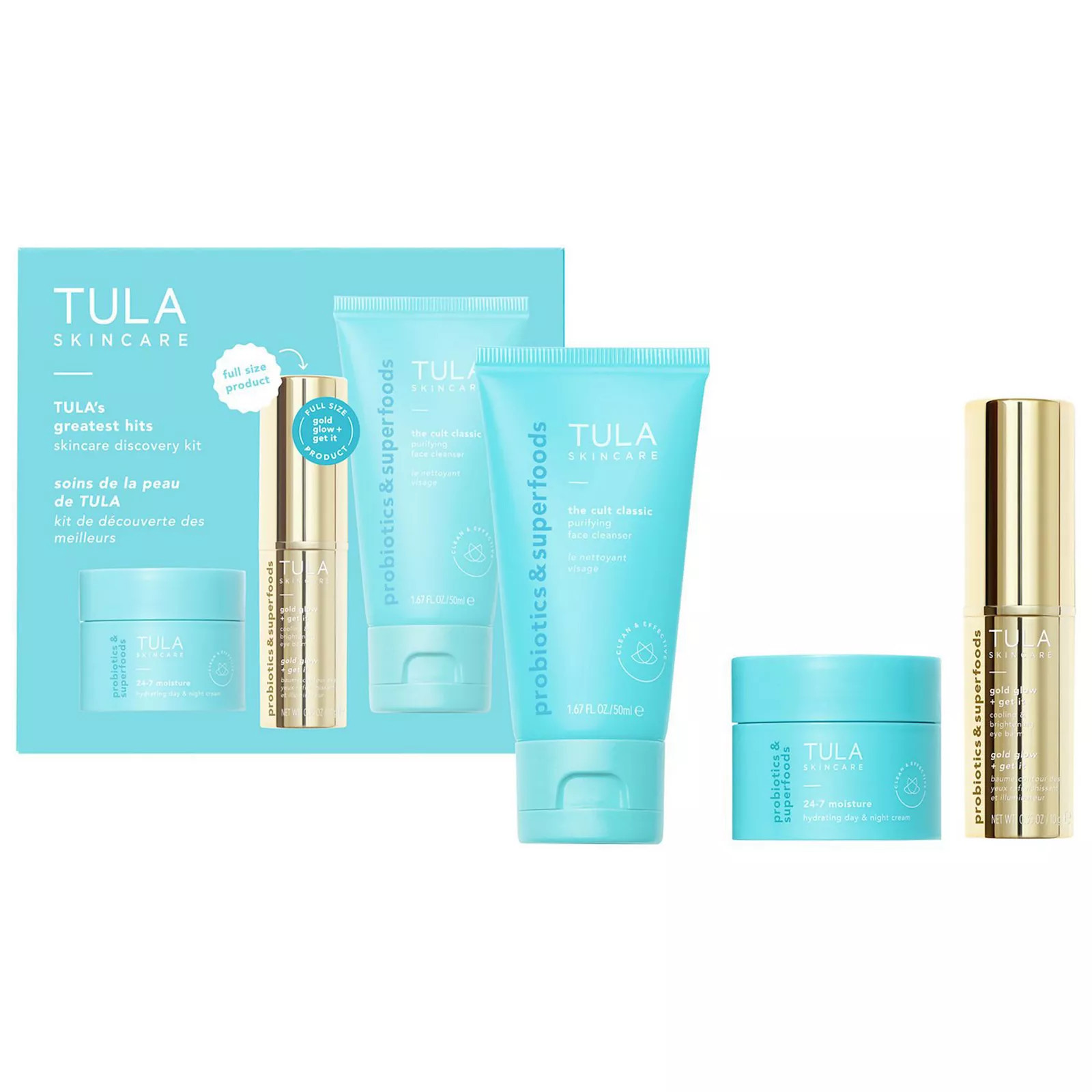 [572]TULA Skincare TULA's Greatest Hits Skincare Discovery Kit, Size: 1.6 Oz, None | Kohl's